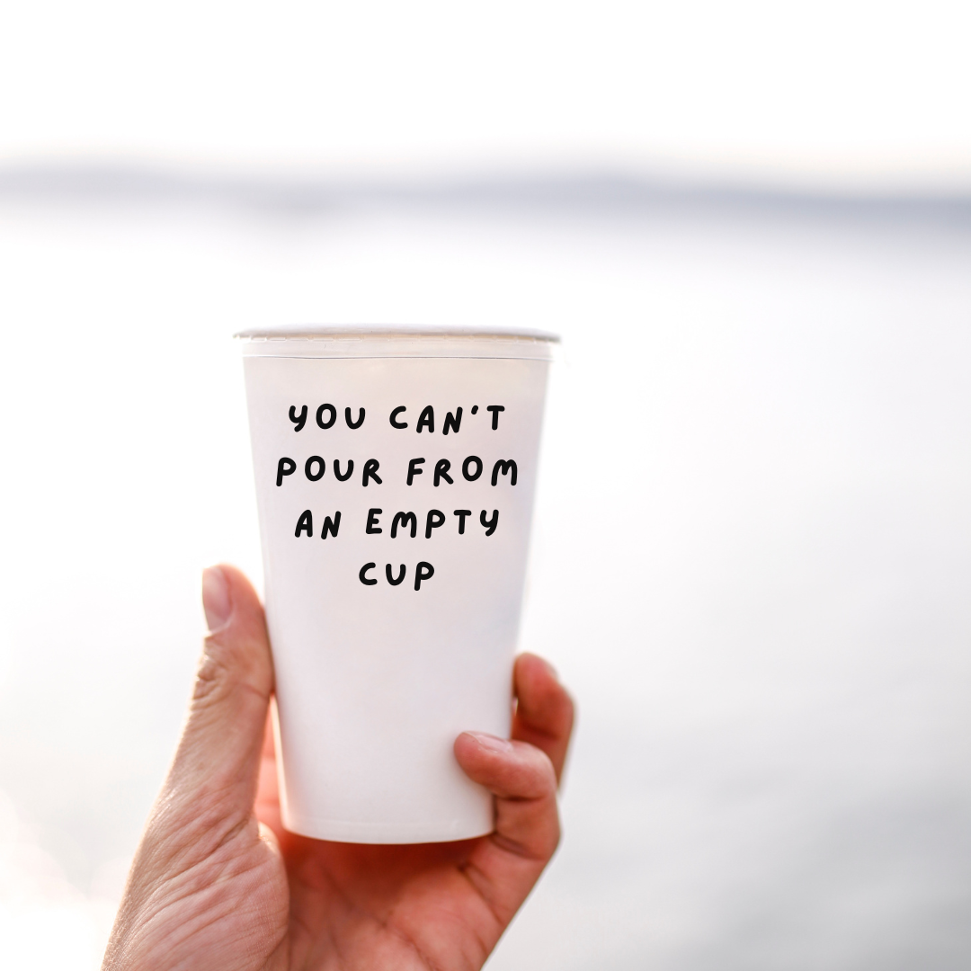 You can't pour from an empty cup